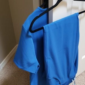 FIGS Scrub Set Royal Blue Casma L/Kade LPetite